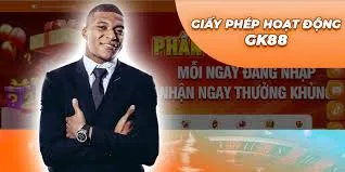 giấy phép hoạt động về gk88 là gi?